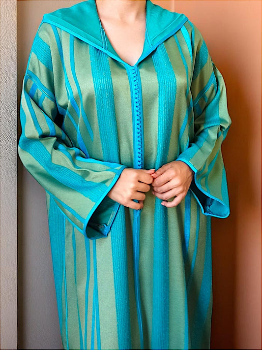 BLUE OASIS DJELLABA