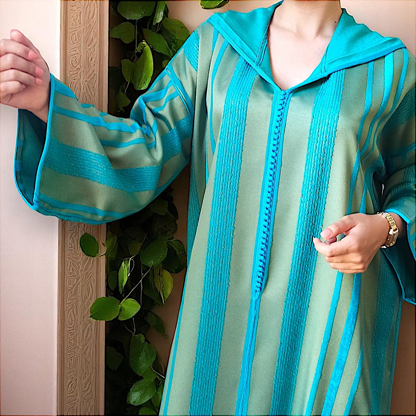 BLUE OASIS DJELLABA