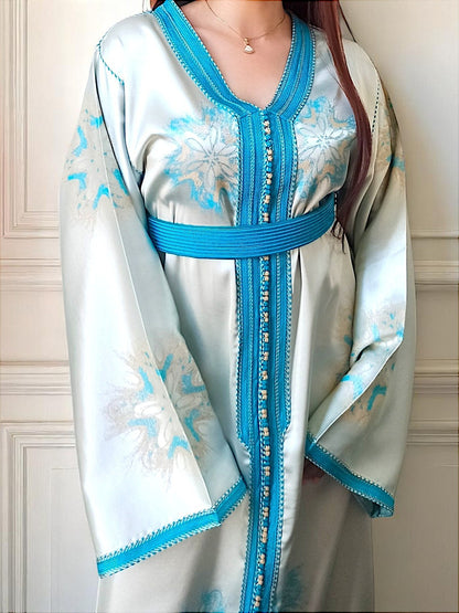 MOONLIT PEARL CAFTAN