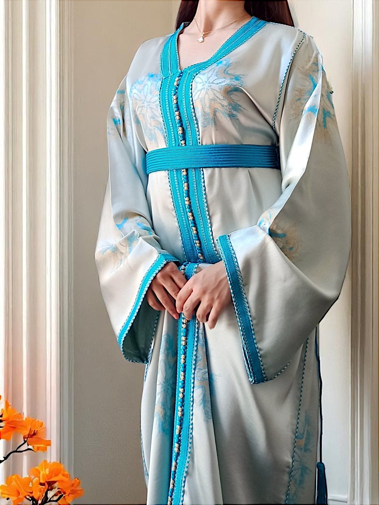 MOONLIT PEARL CAFTAN