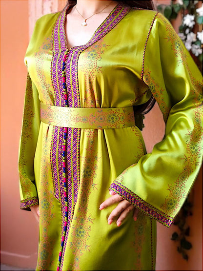 VERDANT CHARM CAFTAN