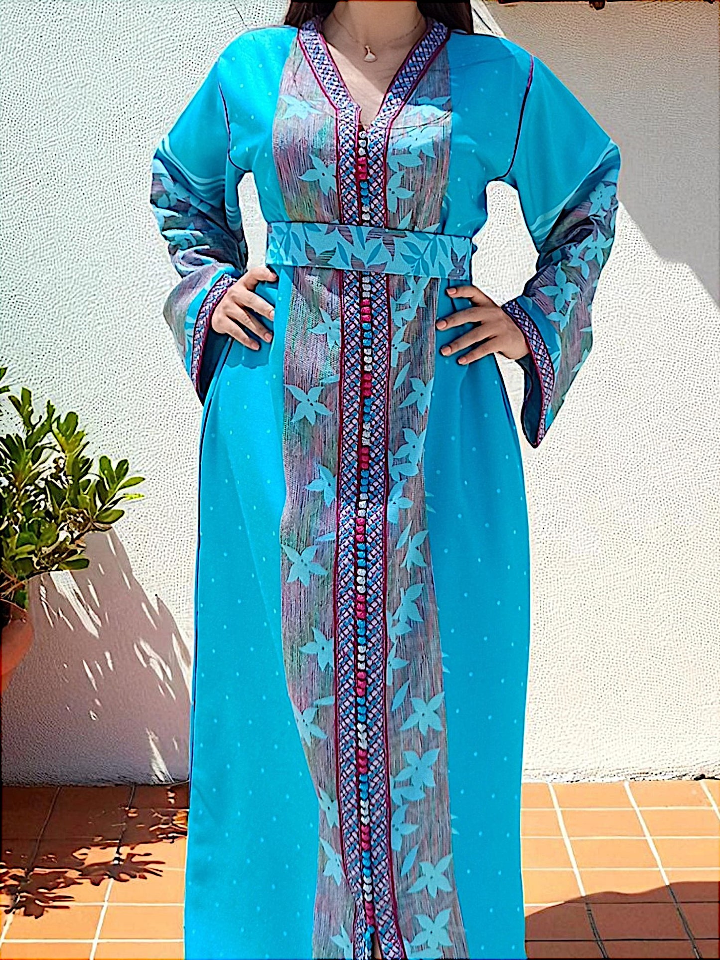 CELESTIAL GARDEN CAFTAN