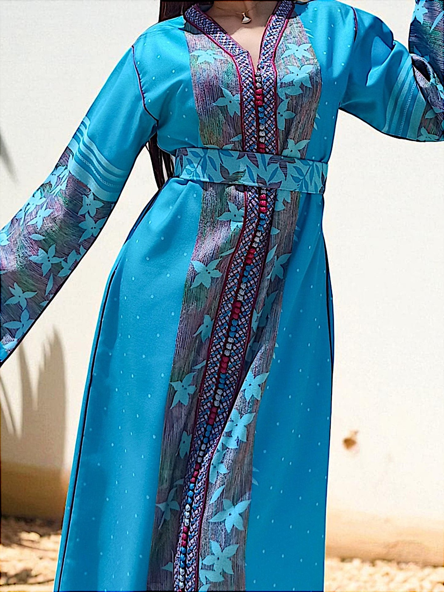 CELESTIAL GARDEN CAFTAN