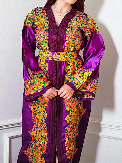 MAJESTIC PURPLE CAFTAN