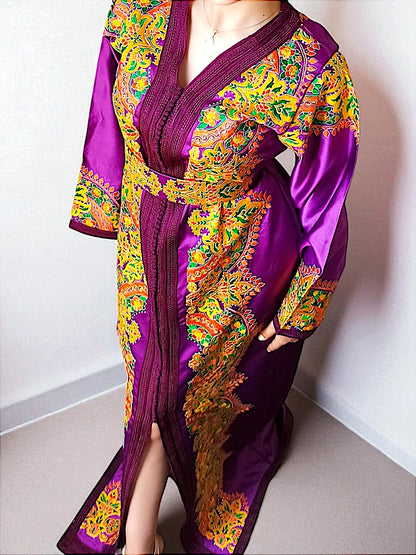MAJESTIC PURPLE CAFTAN
