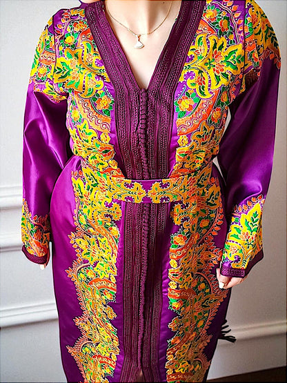 MAJESTIC PURPLE CAFTAN