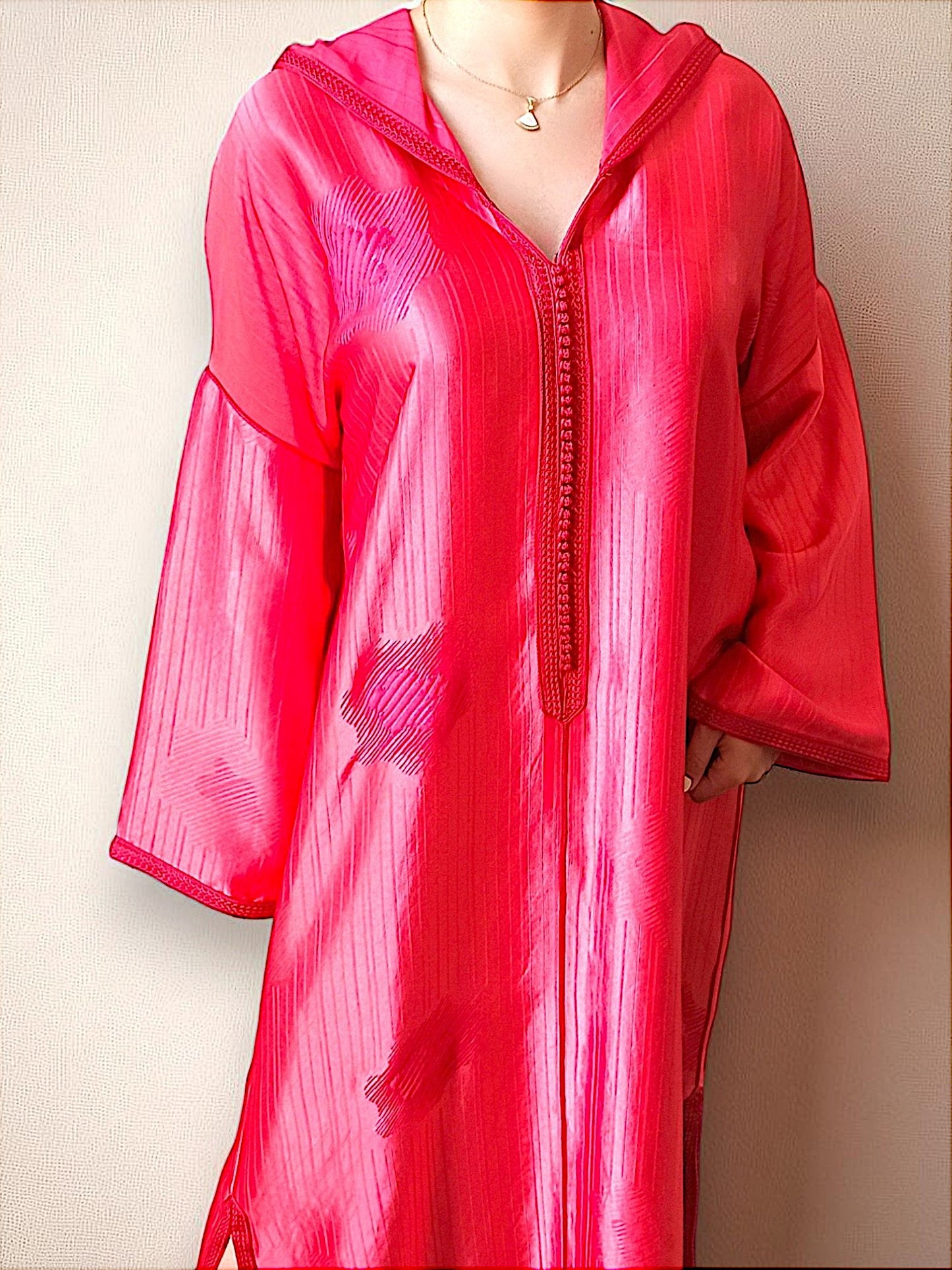 FLAME BLOOM DJELLABA