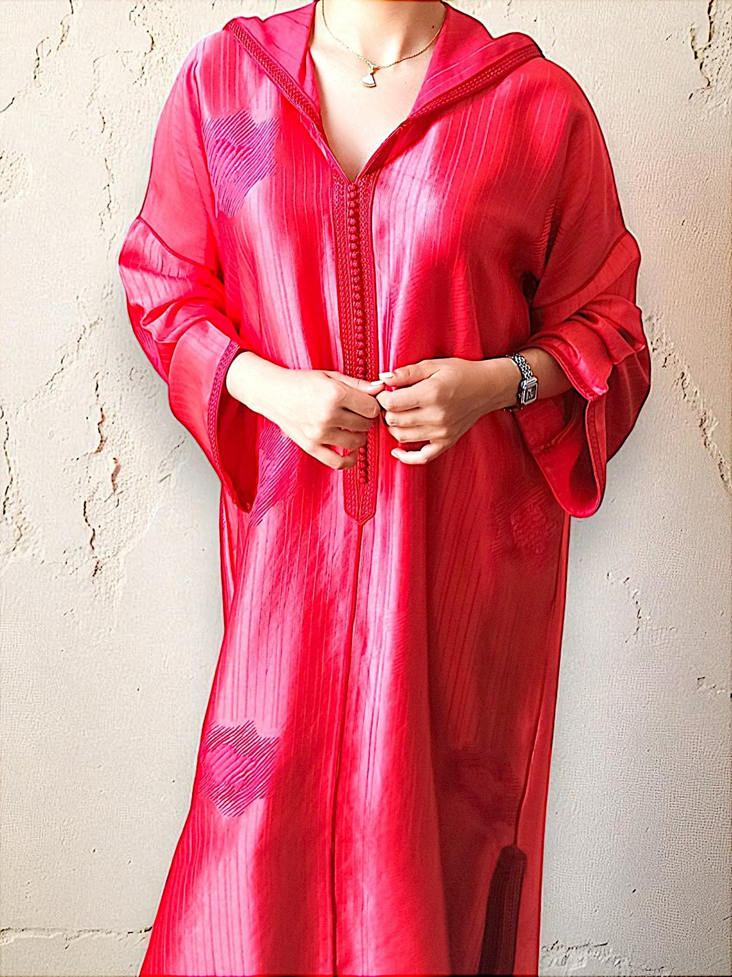 FLAME BLOOM DJELLABA