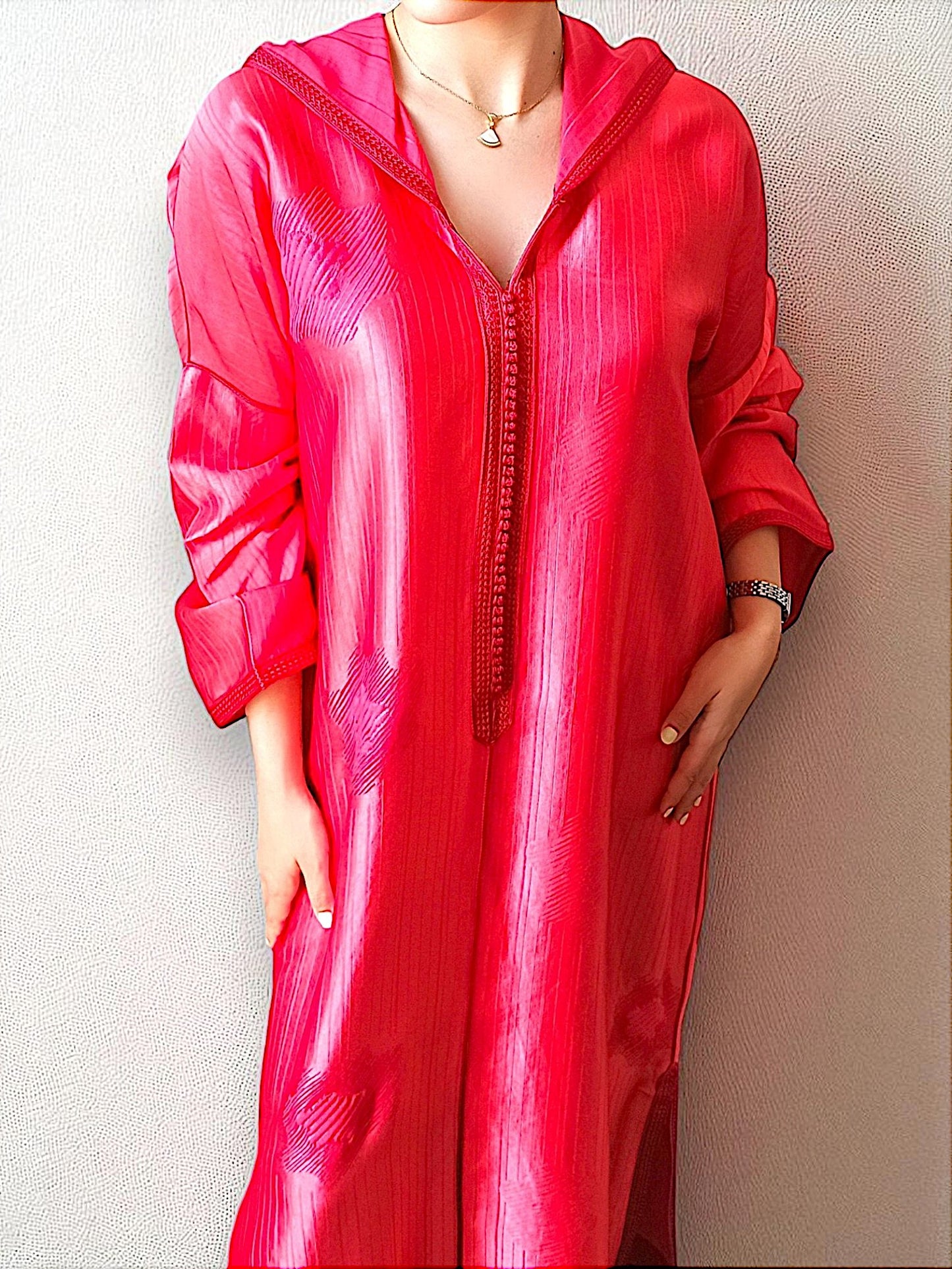 FLAME BLOOM DJELLABA