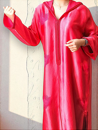 FLAME BLOOM DJELLABA