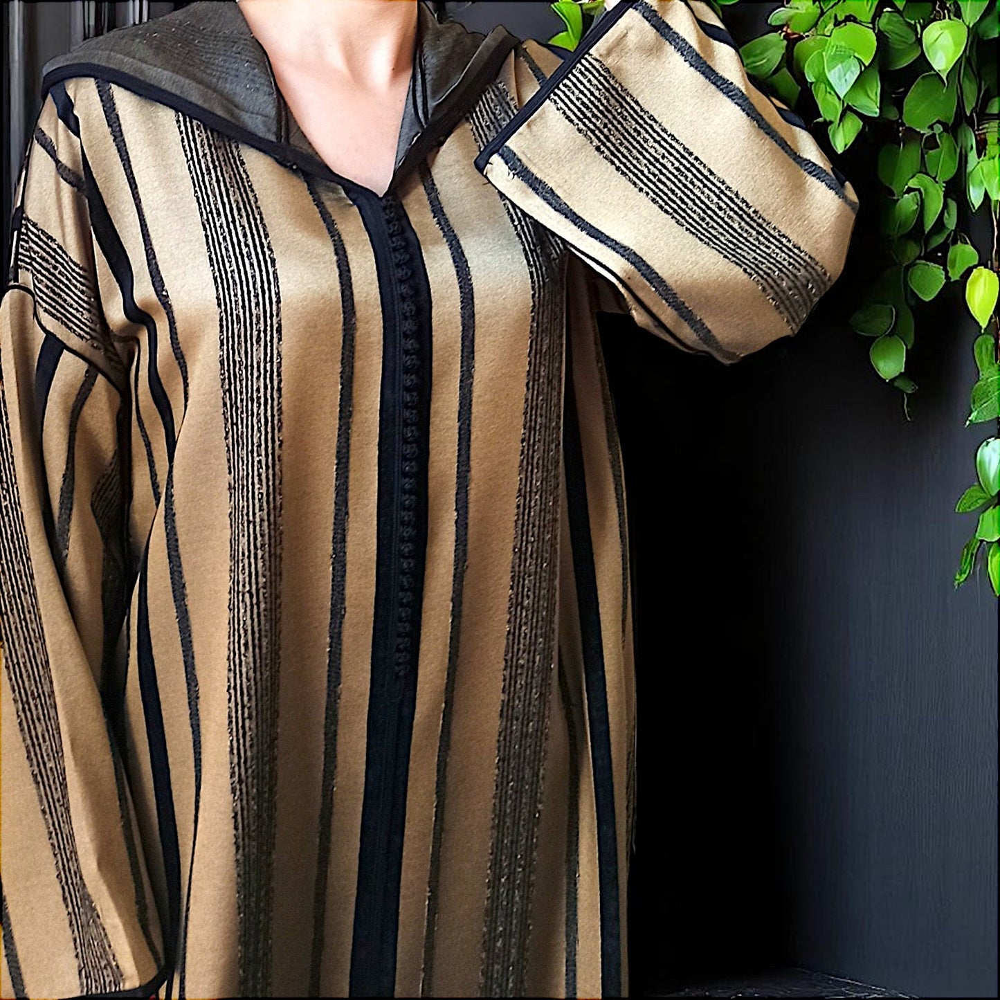 NOIR SAHARA DJELLABA