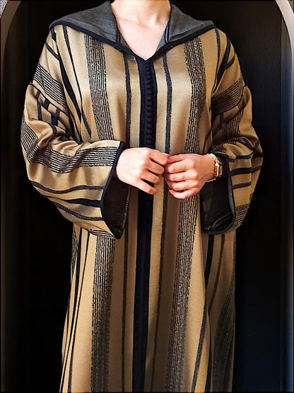 NOIR SAHARA DJELLABA