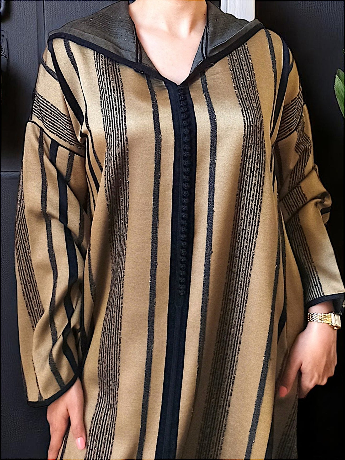 NOIR SAHARA DJELLABA