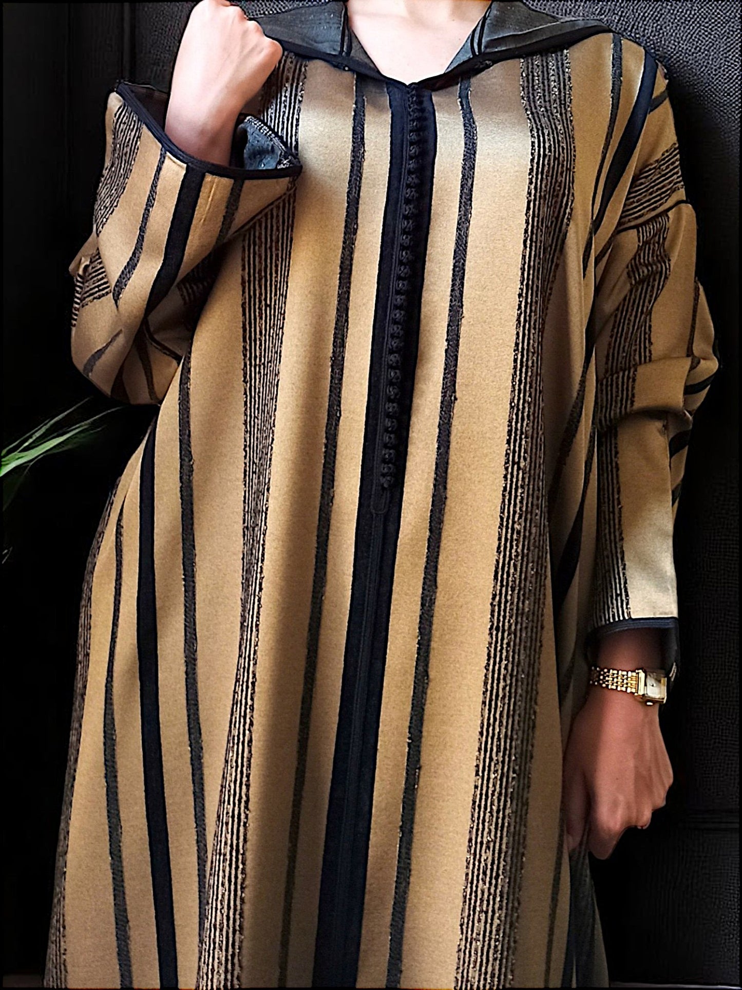 NOIR SAHARA DJELLABA