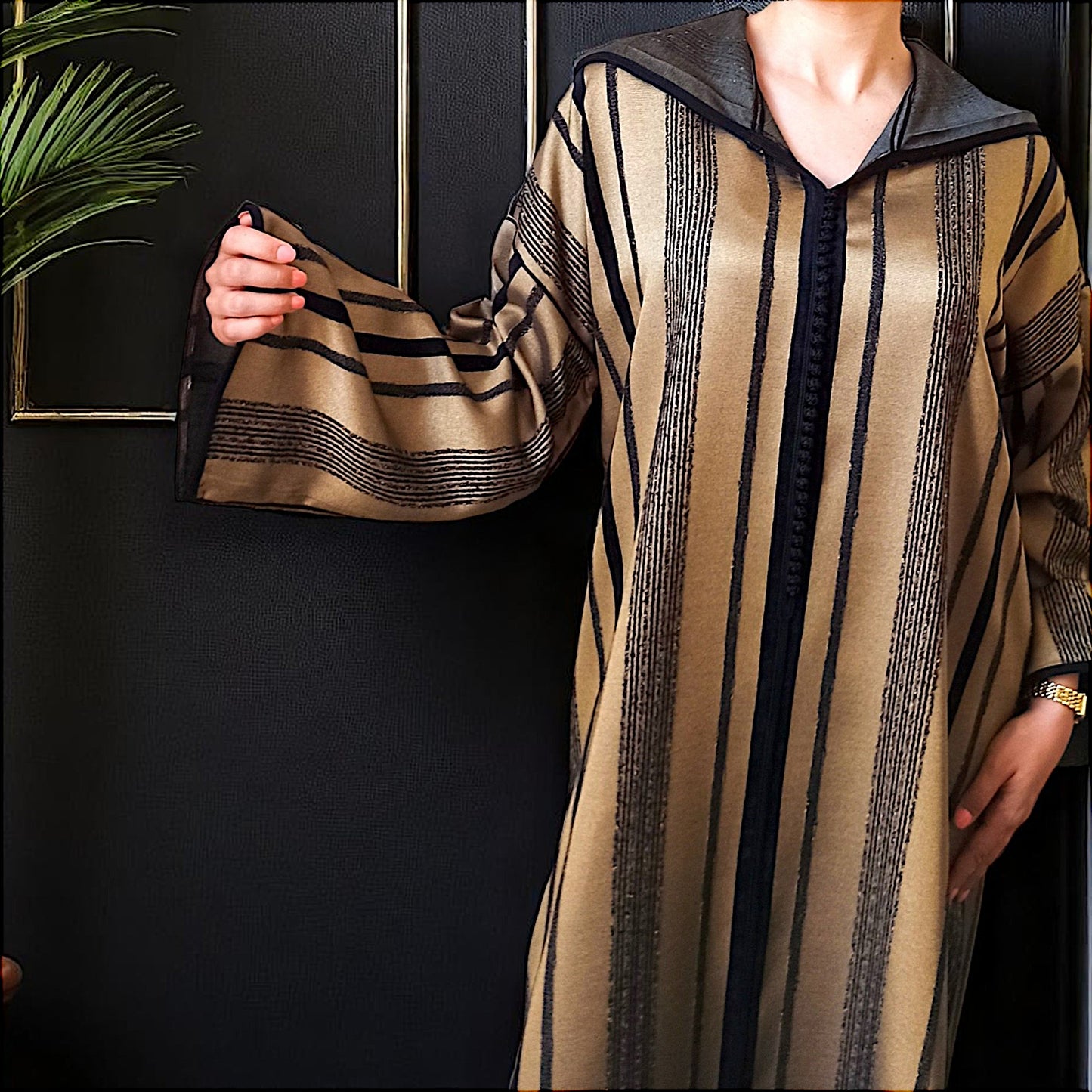 NOIR SAHARA DJELLABA