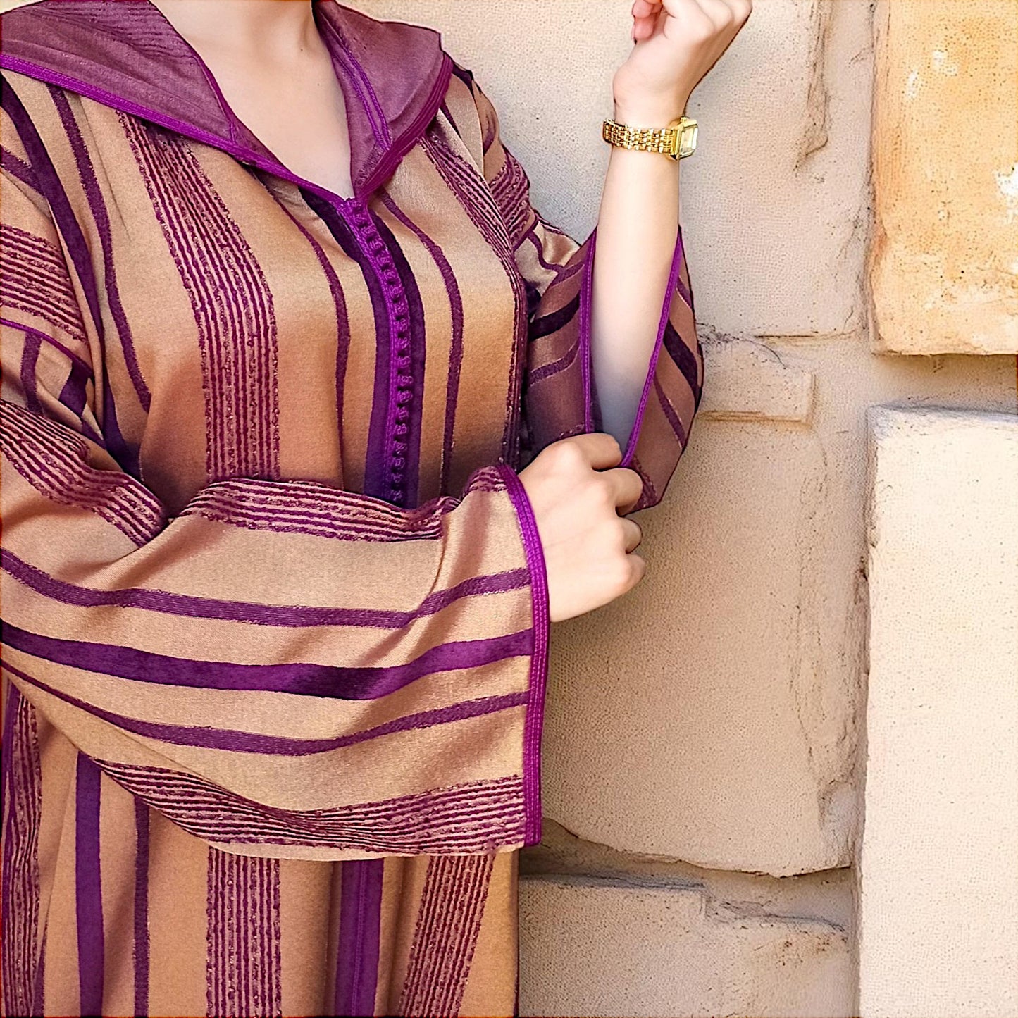 SULTANA PLUM DJELLABA