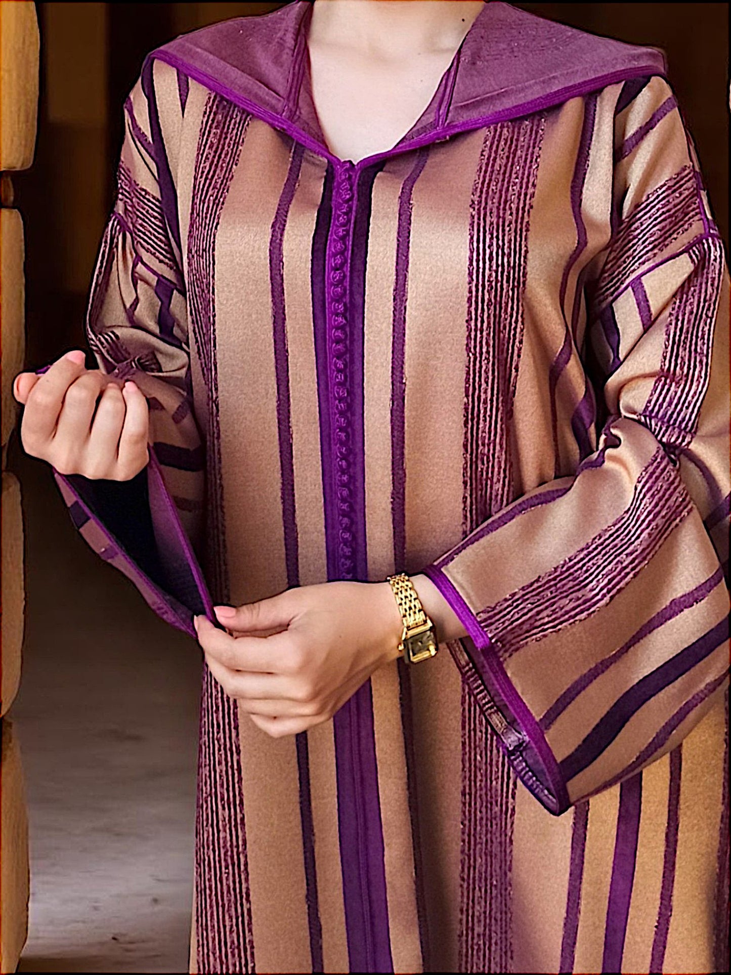 SULTANA PLUM DJELLABA