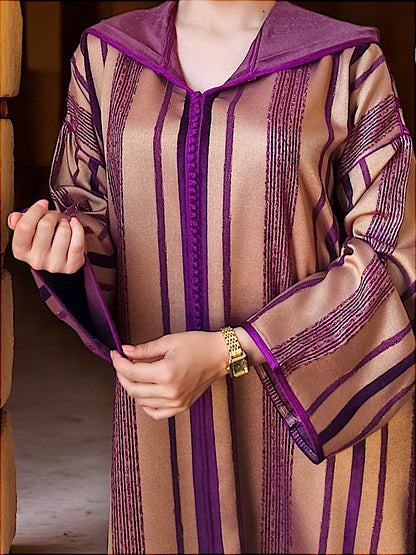 SULTANA PLUM DJELLABA