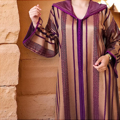 SULTANA PLUM DJELLABA