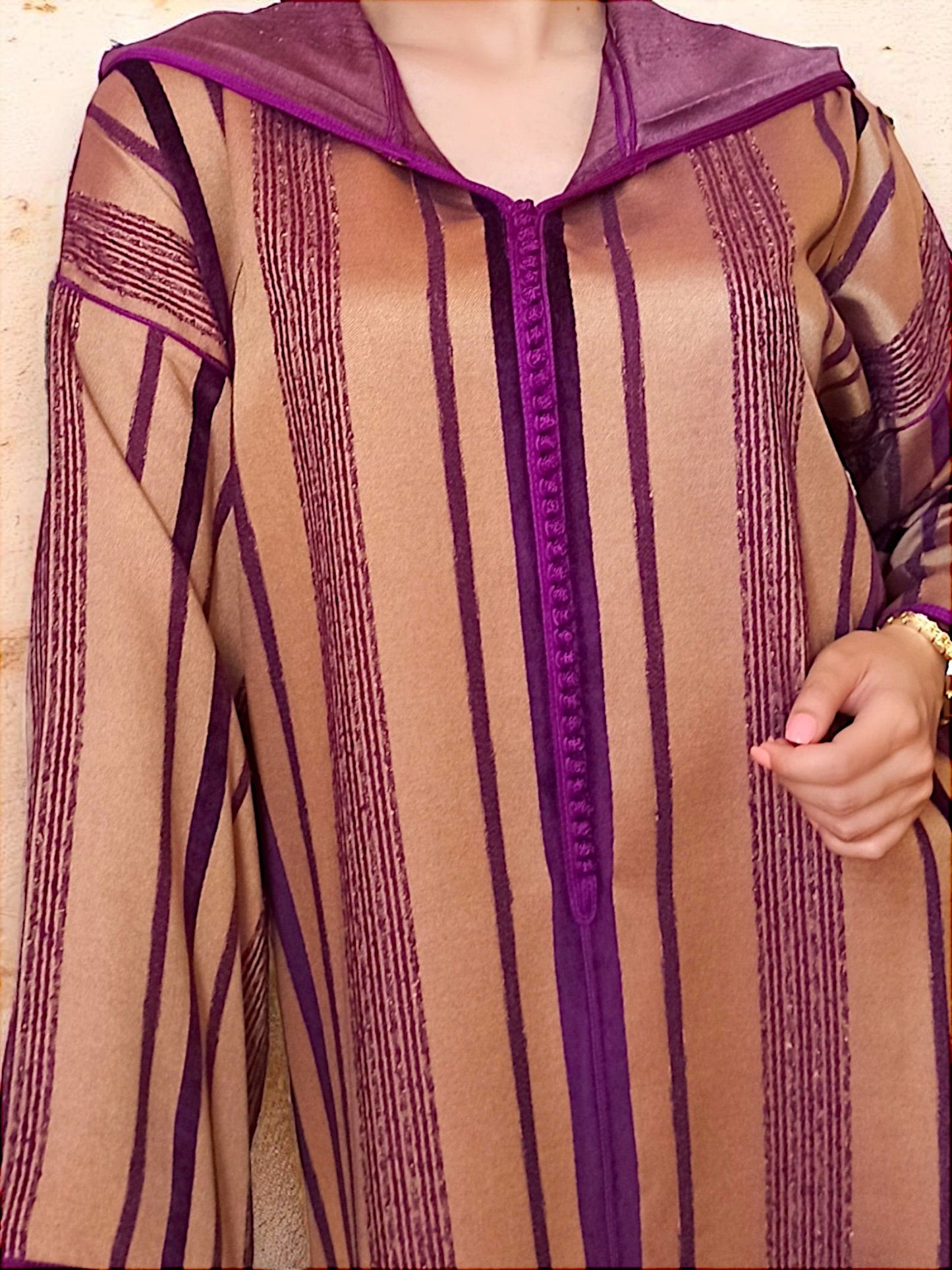 SULTANA PLUM DJELLABA