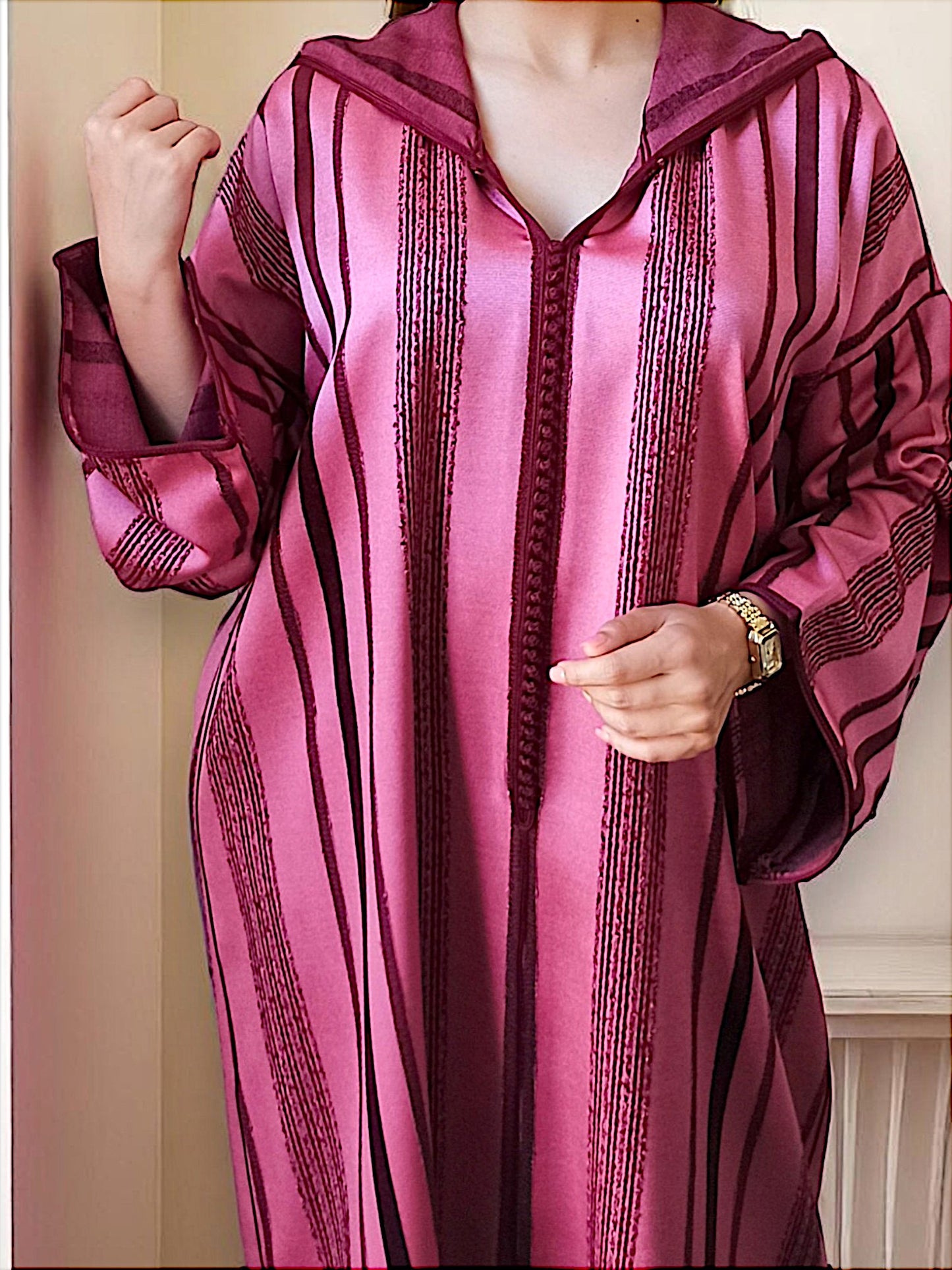 BERRY VELVET DJELLABA