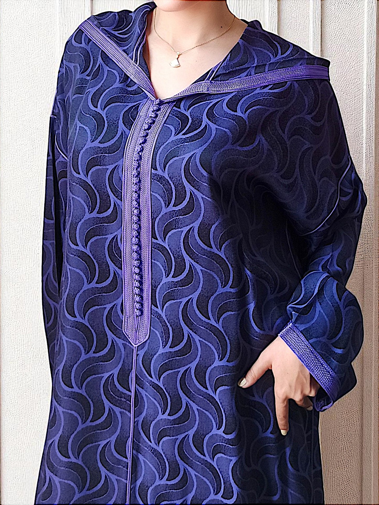 MIDNIGHT WAVE DJELLABA