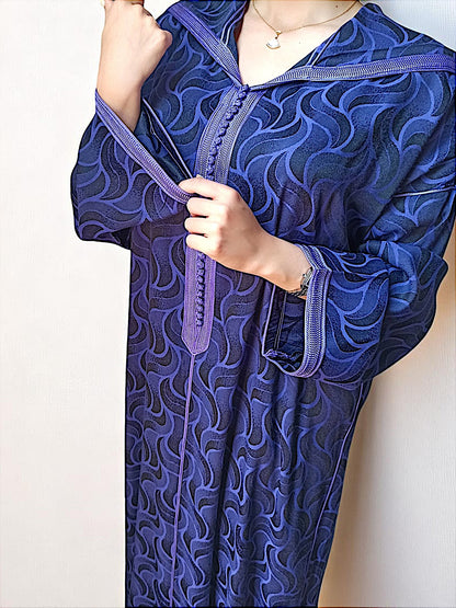 MIDNIGHT WAVE DJELLABA