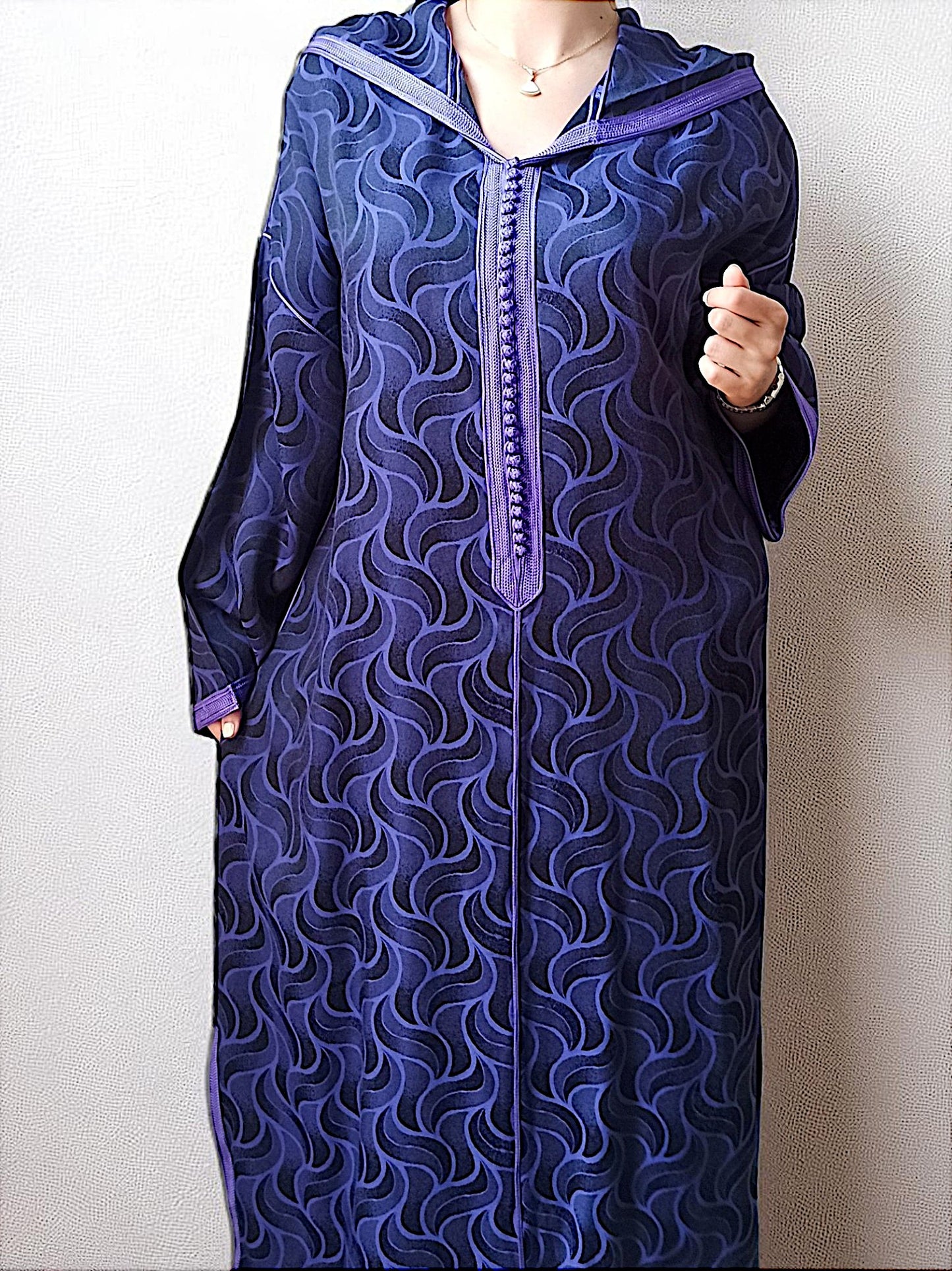 MIDNIGHT WAVE DJELLABA