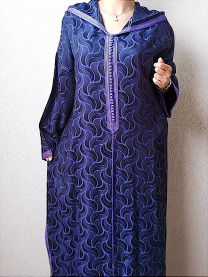 MIDNIGHT WAVE DJELLABA